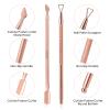 Cuticle Trimmer with Cuticle Pusher and Cutter,YINYIN Cuticle Remover Cutter Nipper Clippers Durable Pedicure Manicure Tools for Fingernails and Toenails(D501-RoseGold) view 3