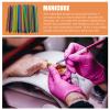 Beaupretty 2packs Sticks for Nail Art Dual-ended Manicure Tools for Cuticle Pushing and Diamond for Home and Salon Use view 4
