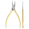 Cuticle Cutter Pliers Toenail Clippers, The Arch of the Eagle's Beak Pedicure Remover Tools for Ingrown Toenails Not easy to can be used for a long time(#2) view 1