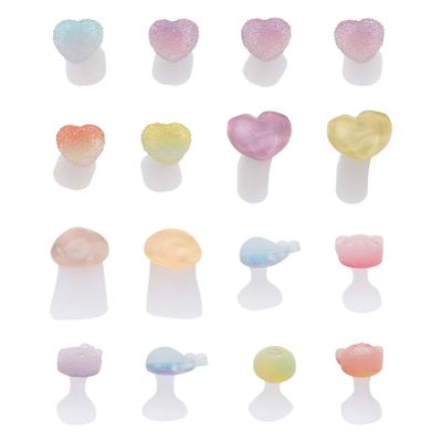 16pcs Silicone Nail Art Toe Divider for DIY Manicure Use