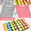 Bath Bomb Gift Set, Family Pack Mini Bath Bombs with Reusable Bowknot, 40 Pcs Organic & Natural Bath Bombs for Kids, Women and Men, Best Gift for Any Anniversaries view 3