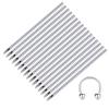 50PCS 16G Piercing needles, Disposable Sterilized Stainless Steel Body Piercing Hollow Needles For Septum Ring Cartilage Tragus Helix Rook Conch Daith Eyebrow Piercing view 1