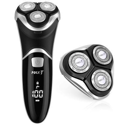 MAX-T Corded and Rechargeable Cordless Electric Shaver with Pop-Up Trimmer (Included Original Replacement Head and Type-C Charging Cable)