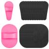 102 Piece Smooth Away Exfoliation Kit for Women and Girls - Smooth Legs and Facial Hair Removal Pads in 2 Sizes, 100 Pieces Fine Black Sandpaper for Lips and Skin view 1