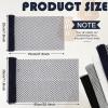 4 Pieces African Net Bath Net Sponge Body Exfoliating Polyester Cleaning Shower Body Scrubber Back Scrubber Exfoliating Wash Bath Cloth for Daily Use (Black, Blue, White, Gray,7.8 x 27.6 Inch) view 3