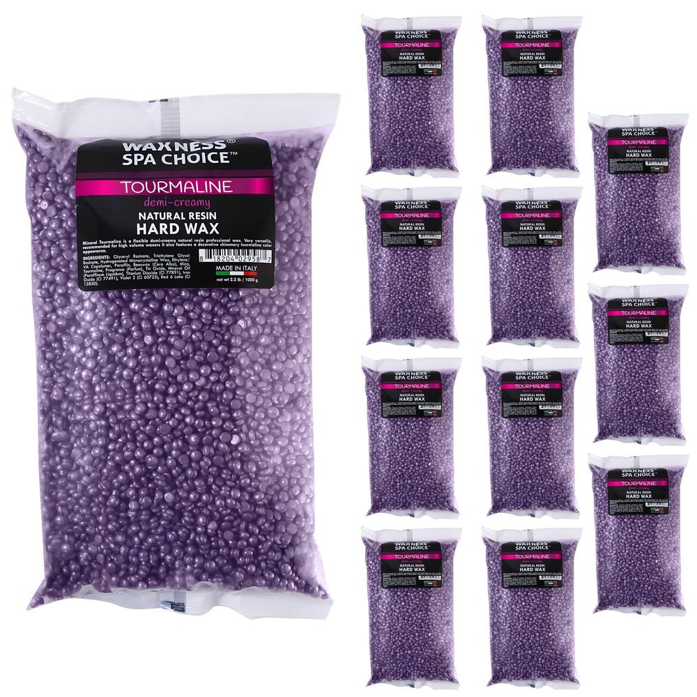 Waxness Spa Choice Hard Wax Metallic Tourmaline Demi Creamy Bulk 26.6 lb / 12 kg