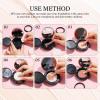 Zopeal 2 Pcs 15g/0.5oz Empty Luxurious Cushion Foundation Box Portable Cushion Compact Bb Puff Box Powder Container with Air Sponge Powder Puff and Mirror for Women Travel Sunscreen view 4