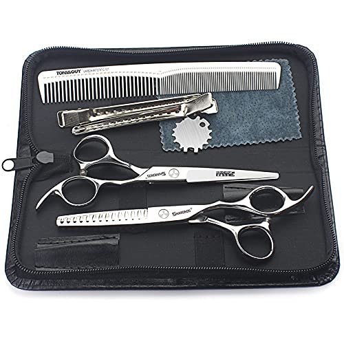 6" Professional Hairdressing Scissors Set Sharp Scissors Hairdresser/Family/Special Hairdressing Scissors Stainless Steel Multifunctional Hairdressing Scissors