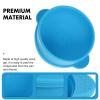 Beaupretty Silicone Mixing Bowl 400ml Replacement Pot Warmer Replacement Pot Removable Silicone Pot Hair Removal Waxing Bowl for Machine Accessory (Blue) view 2