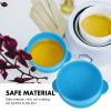 Beaupretty Silicone Mixing Bowl 400ml Replacement Pot Warmer Replacement Pot Removable Silicone Pot Hair Removal Waxing Bowl for Machine Accessory (Blue) view 3