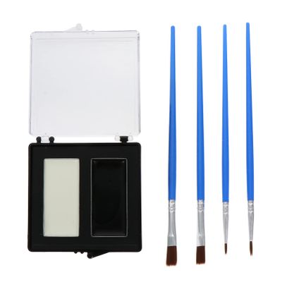 FOMIYES 1set Clown Face Pigment Kit for Halloween Includes Drawing Pens Brushes and Oil Colors for Art Fun Makeup Supplies for Parties