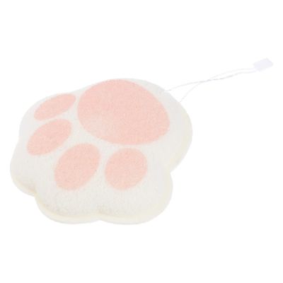 Bath Sponge Cat Paw Shaped Body Face Cleansing Pads Body Shower Cleaning Sponge for Shower Spa Massage Skin