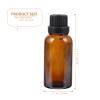 12Pcs Glass Essential Oil Bottles with Perforated Plug Refillable Empty Glass Bottle for Reagent Cosmetic Sample Container view 2