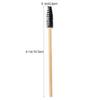 20pcs wooden Disposable Eyelash Brushes Eye Makeup Brushes eyelash castor oil Makeup Brushes Tool disposable eyelash mascara brushes wands makeup mascara Bamboo make up eyelashes view 2