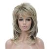 Long Shaggy Layered Dark Auburn Classic Cap Full Synthetic Wig Women's Wigs R10-26 16inches view 1