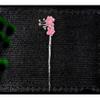 Hair Chopsticks for Women, Hair Sticks for Women Long Hair 925 Sterling Silver, Cloisonne Peach Blossom Pearl Hair Pin Handmade Antique Bright Silver Hair Bun Accessories for Girl,Cloisonne Pink view 2