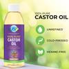 US+ 10oz 100% Pure Castor Oil - Cold-pressed, Unrefined, Hexane-free - USP Grade - Premium Quality for Healthy Skin & Hair view 2