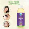 US+ 10oz 100% Pure Castor Oil - Cold-pressed, Unrefined, Hexane-free - USP Grade - Premium Quality for Healthy Skin & Hair view 3
