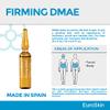 MEDIDERMIK FIRMING DMAE. DMAE Dermik helps improve the appearance of photo aged skin especially when flaccidity is present. 20 ampoules x 5 ml / 20 ampoules x 0,17 fl. oz view 3