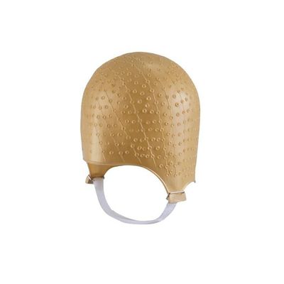 Dompel Silicone Highlight Hair Cap | Reusable Professional Silicone Cap | Special for Hair Dyeing (1, 664 Gold)