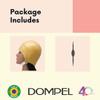 Dompel Silicone Highlight Hair Cap | Reusable Professional Silicone Cap | Special for Hair Dyeing (1, 664 Gold) view 3