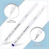 8 Pieces Microblading Marker Pen with Paper Ruler Skin Marker Eyebrow Permanent Makeup Position Mark Tools Markers Pen for Eyebrow Lips Skin (White and Purple,Single-Head) view 3