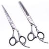 Hair Cutting Scissors, 6 Inch Professional Stainless Steel Hair Scissors Salon Cutting/Thinning Hairdressing Shears Regular Blade Styling Tools BY ZZYY (Color : 1 set) view 4