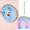 2 Pieces Resin Nail Art Palette, Nail Art Painting Gel Palette Gold Edge Color Makeup Display Board Nail Art Display Cosmetic Mixing Tools view 3