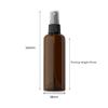 DLIBUY 24 Pcs Empty 100ml 3.3oz Black Plastic PET Fine Mist Pump Spray Bottles with Black Sprayer for Cosmetic Perfume Water-Based Products Refillable Travel Portable Containers, 2x Funnels view 4