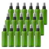 DLIBUY 24 Pcs Empty 100ml 3.3oz Green Plastic PET Fine Mist Pump Spray Bottles with Black Sprayer for Cosmetic Perfume Water-Based Products Refillable Travel Portable Containers, 2x Funnels view 1