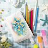 12 Pack 7.5 x 5.1 x 1.8 Inch Small White Blank Canvas Makeup Bags for DIY Painting, Iron on, Tie Dye Cosmetic Pouch Coin Purse Zipper Pencil Pouch for DIY Crafts, Makeup, Travel, Everyday Organizing view 4