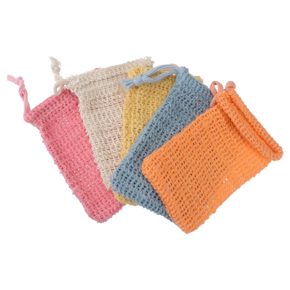 5pcs Soap Storage Wipe Bubble Cotton Linen