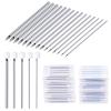 DJCIW 100PCS Mixed Body Piercing Needles,12G 14G 16G 18G 20G Sterilized Stainless Steel Ear Nose Piercing Needles For All Body Piercing view 1