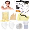 Nose Wax Kit for Men Women, Yovanpur Nose Hair Waxing Kit with 100g Nose Hair Wax Beads (15-20 USES), 20 Applicator, 15 Mustache Protector, 10 Paper Cups, 1 Measuring Cup - Easy, Quick and Painless view 1