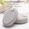 2PCS Natural Pumice Stone for Feet, HOOMBOOM Lava Pedicure Tools Hard Skin Callus Remover for Men/Women Feet and Hands - Natural Foot File Exfoliation to Remove Dead Skin view 2
