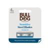 Bulldog Mens Skincare and Grooming Sensitive Skin Razor Blades Refills for Men, 4 Count view 1