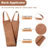 3-Pack Self Tanning Mitt Set Include Self Tanner Back Applicator with Velvet Soft Texture and Elastic Cuff Design - Perfect for Back, Legs & Full Body Application, Streak-Free Sunless Tanning at Home view 3