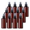 DLIBUY 24 Pcs Empty 200ml 6.6oz Portable Amber Plastic PET Fine Mist Pump Spray Bottles with Sprayer Refillable Travel Containersfor Perfume Water-based Cosmetic Products, 4x Funnel view 1