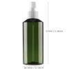 DLIBUY 24 Pcs Empty 200ml 24.24oz Portable Amber Plastic PET Fine Mist Pump Spray Bottles with White Sprayer Refillable Travel Containersfor Perfume Liquid Cosmetic Products, 4x Funnel view 2