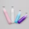 DLIBUY 50 Pieces, Empty Plastic Frosted Blue 3ml Pump Sprayer Bottles, Refillable Mini Portable Pocket Mist Spray Bottle Perfume for Liquid Cosmetic 5x Funnels view 3