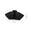 Beaupretty 1pc Silicone Bath Scrubber Gentle Exfoliating Brush for Body and Head Ergonomic Design for Effortless Cleaning Soft Food-Grade Silicone Refreshing Shower Experience view 2