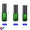 DLIBUY 12 Pcs Empty 10ml Green Glass Fine Mist Pump Spray Bottles with Black Alu Pump Head, Travel Portable Small Refillable Sprayer Bottles for Cosmetic Perfume Water, with 3x Funnel view 3