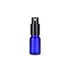 DLIBUY 12 Pcs Empty 10ml Blue Glass Fine Mist Pump Spray Bottles with Black Alu Pump Head, Travel Portable Small Refillable Sprayer Bottles for Cosmetic Perfume Water, with 3x Funnel view 2