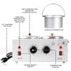 1.2L Double Portable Wax Warmer Machine for Painless Hair Removal, Women Men Professional Wax Heater with Adjustable Temperature Set, 40pcs Sticks view 2