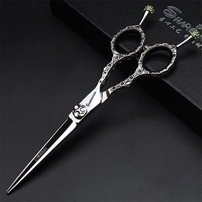 Hair Cutting Scissors, 6 inch Barber shop professional hairdressing scissors cutting thinning scissors hairdresser special hair cutting scissors BY ZZYY (Color : G A cutting)