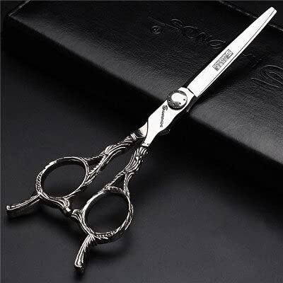 Hair Cutting Scissors, 6 inch Barber shop professional hairdressing scissors cutting thinning scissors hairdresser special hair cutting scissors BY ZZYY (Color : A cutting)