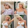 Honygebia Long Blonde Wig with Bangs - Ombre Dark Root Blonde Wigs for White Women, Striaght Wavy Synthetic Heat Resistant Hair, Natural Cute Wigs for Halloween/Christmas/Cosplay/Party view 2