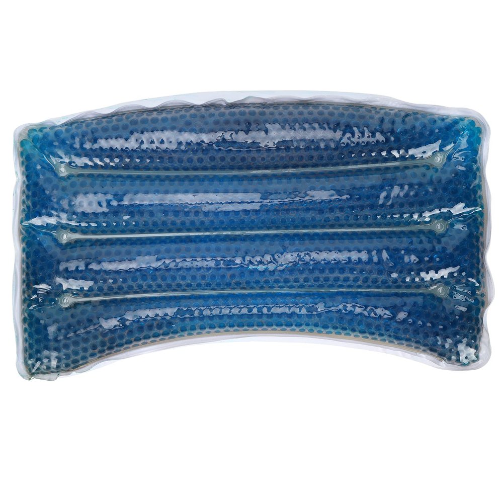 30cm Bathtub Spa Pillow, NonSlip Support Head Neck Soft Comfortable Bath Ice Gel Pillows for Tub (Blue)