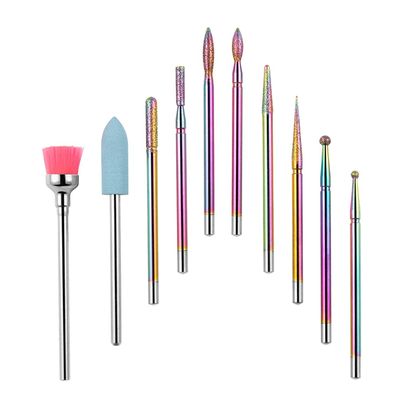 FOMIYES 1set Nail Polishing Manicure Tool Kit Tungsten Grinding Portable Nail Art Supply for Beginners Easy Use for Home Salon