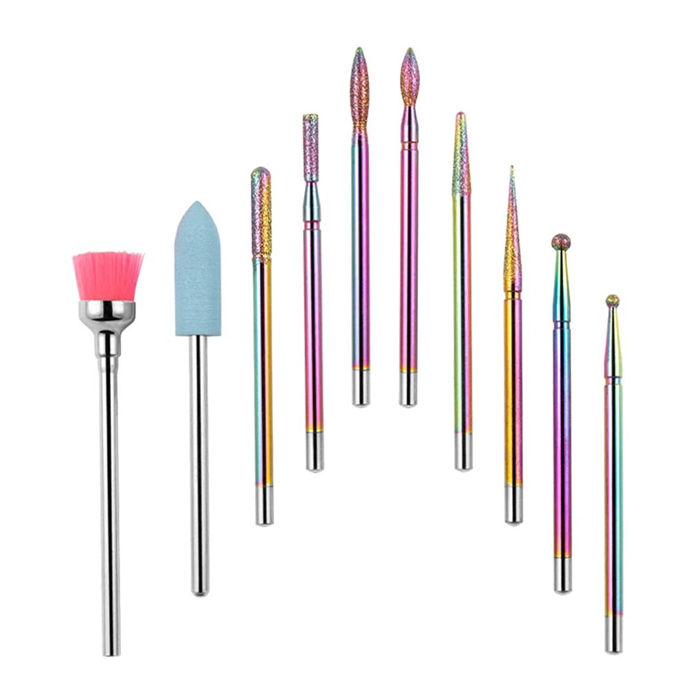 FOMIYES 1set Nail Polishing Manicure Tool Kit Tungsten Grinding Portable Nail Art Supply for Beginners Easy Use for Home Salon